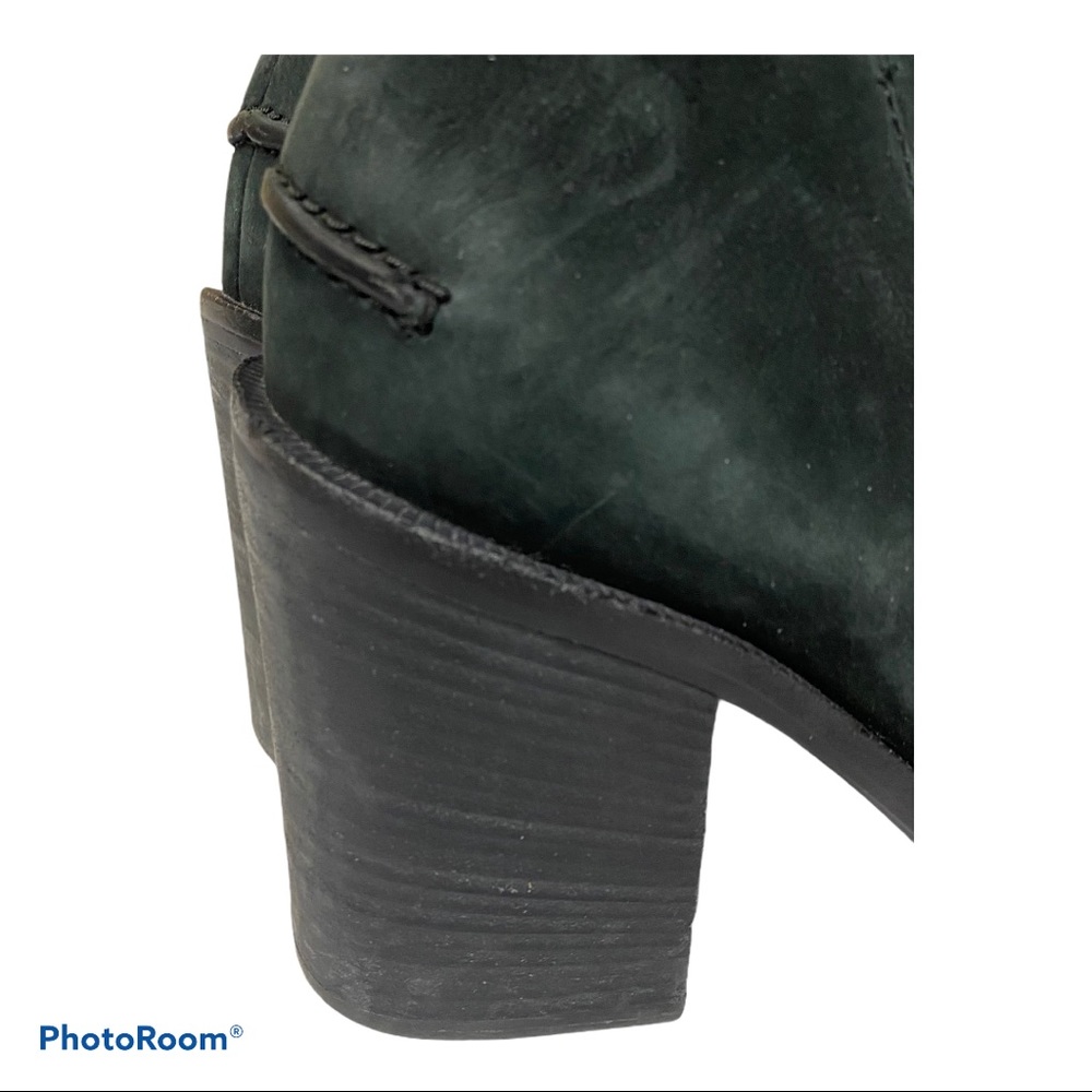 Ugg Black suede Pixley block heel boots ankle - Picture 4 of 8